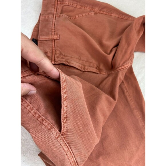 EUC J.Crew Chino Pants Womens Size 8 Burnt Orange Rust Earth Casual Fall Cotton - Picture 9 of 11